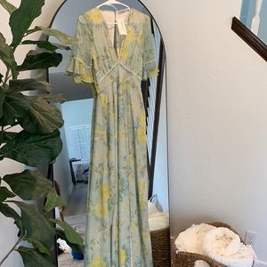 ASOS Maternity open back maxi dress